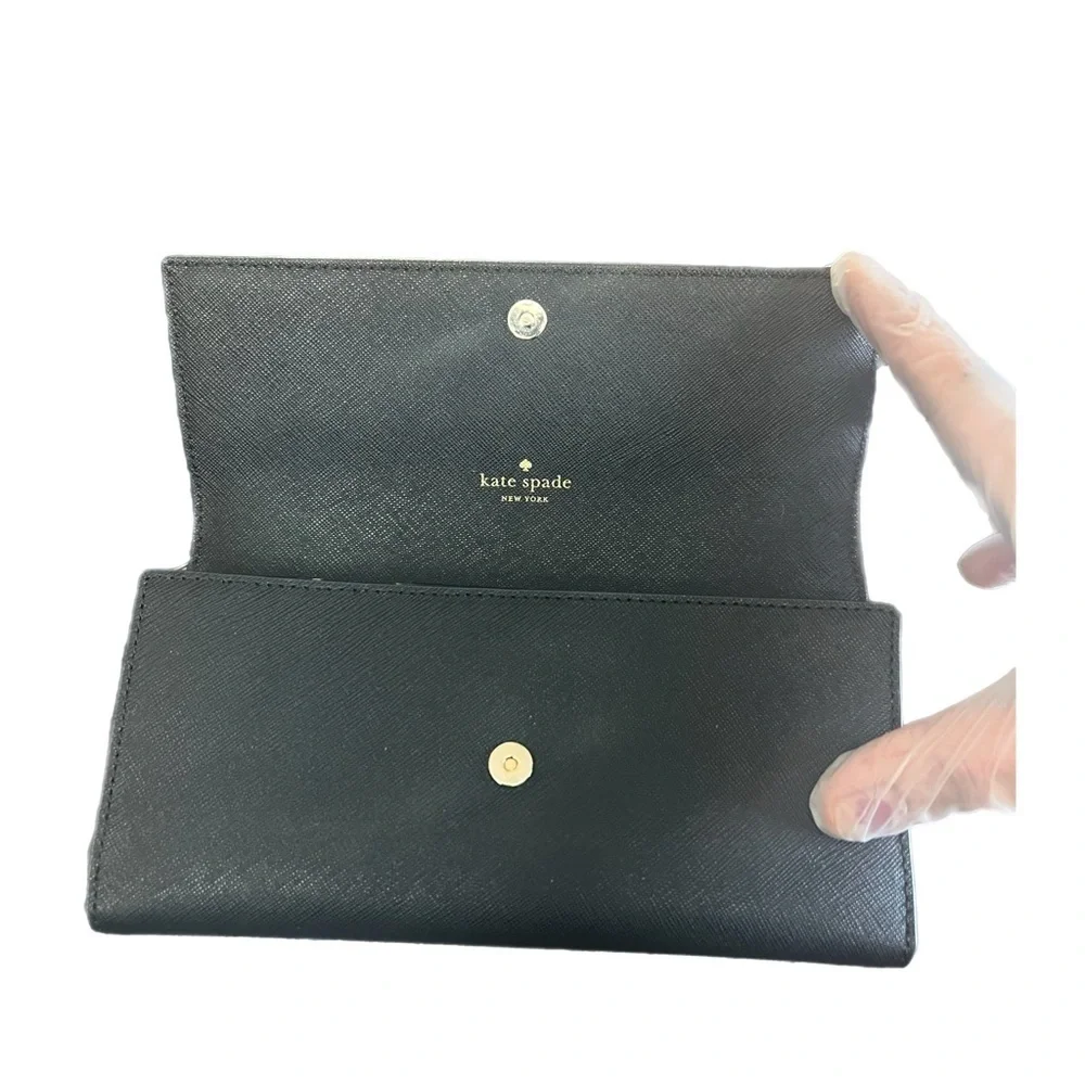 Kate Spade Rectangular Noir Wallet w/Cell Phone Holder